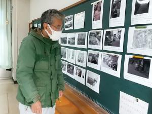 2階に展示された写真