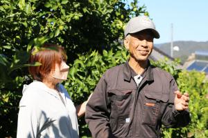 今年は豊作と話す森野農産部長