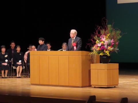 市議会議長祝辞