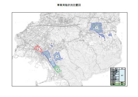 事業実施状況位置図